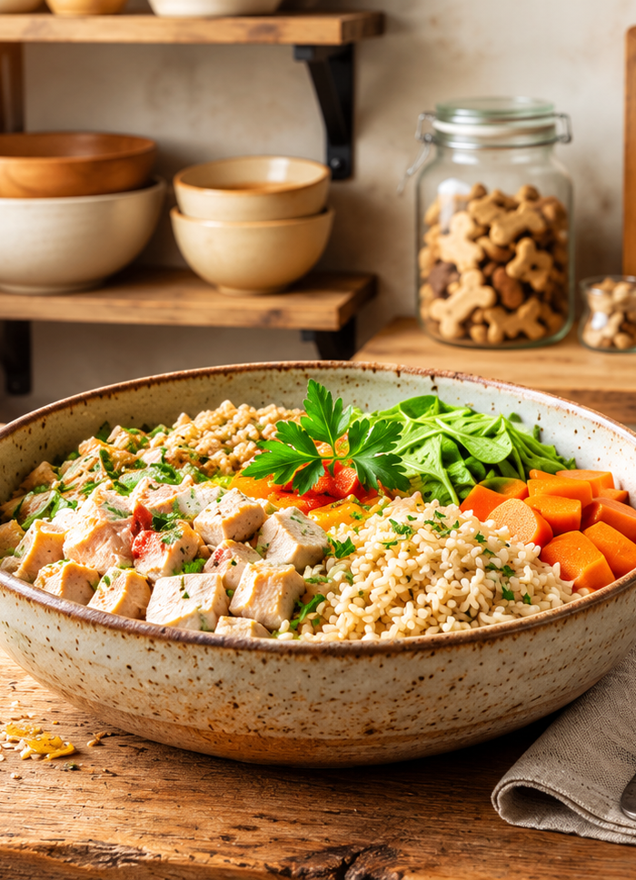 Easy Chicken & Brown Rice Everyday Bowl